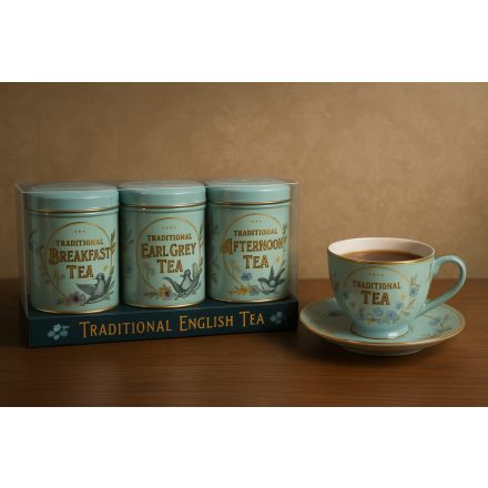 New English Teas-Fémdobozos szálas tea