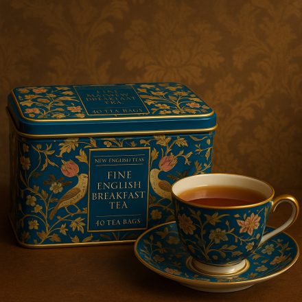 New English Teas-Fémdobozos filteres tea(40 filter)