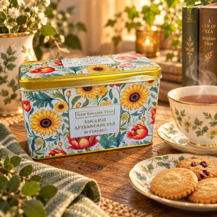 New English Teas-Fémdobozos filteres tea(40 filter)