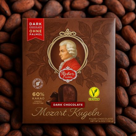 Reber Mozart 60% Barokk 120g (Vegán termék)