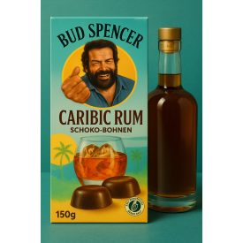   Praliné 45% rumtartalmú,likőrös töltelékkel, étcsokoládéval borítva. 