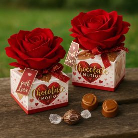 Günthart mogyorókrémes praliné-bársony rózsával