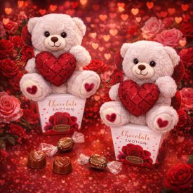 Günthart mogyorókrémes praliné-plüss figurával