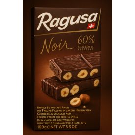 Ragusa Noir -Svájci mogyorós csokoládé