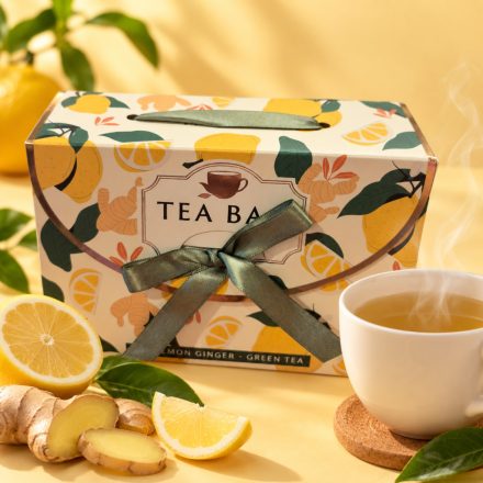 Zöld tea citrommal és gyömbérrel(filteres 10x1,5g)