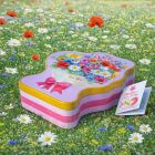 Becky's-Vanília és eperkrémes töltött keksz fémdobozban.