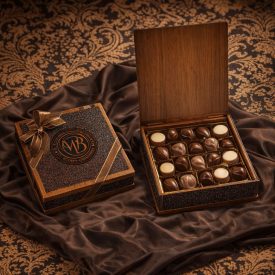 Bolci Treasure wood box -praliné válogatás