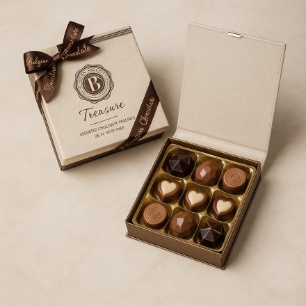 Bolci Treasure wood box -praliné válogatás