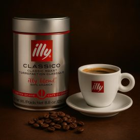 Illy Classico- őrölt kávé