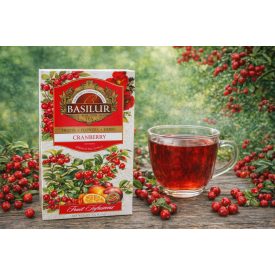 Basilur-Fruit infusion-vörösáfonya,filteres tea(25db)