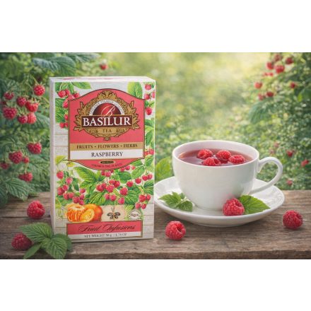Basilur Fruit infusion-málna,filteres tea(25db)