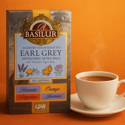 Basilur-Earl Grey feket tea válogatás(20dbx2g filter)